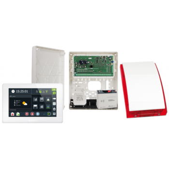 ZESTAW ALARMOWY SATEL INTEGRA 256 PLUS + INT-TSI-W + OPU-3P + AWT800 + 17Ah + SYRENA SP-4001R